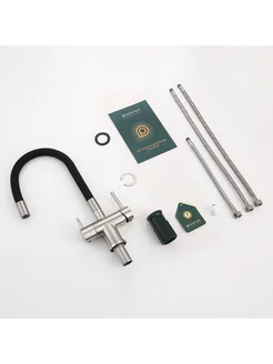 Смеситель Splenka для кухни с гибким изливом с подключением к фильтру S70.64.05