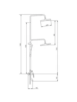 Душевая система Splenka для ванны и душа S50.24.06
