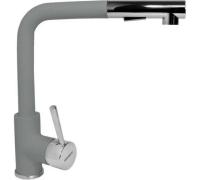 Смеситель Longran LM2182-49, Croma granite с выдвижной лейкой 