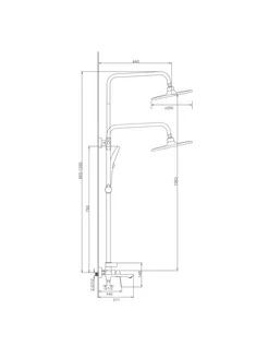 Душевая система Splenka для ванны и душа S41.24.03