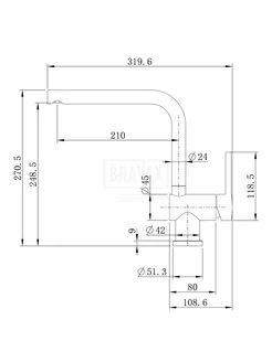Смеситель Splenka для кухни S205.40.06
