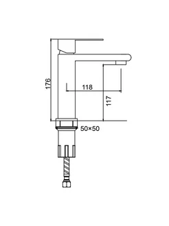 Смеситель Splenka для умывальника S224.10.05
