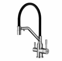 Смеситель Raglo для кухни со съемным гибким изливом R81.62.05 сатин