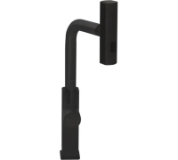 Смеситель Longran LM2186 BL, Black с выдвижной лейкой 