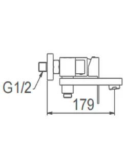 Смеситель Splenka для ванны и душа S224.30.05