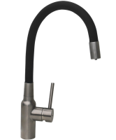 Смеситель Longran LM219A GG BL, GanGrey/Black 
