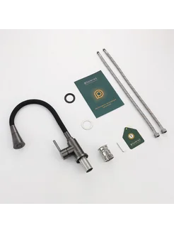 Смеситель Splenka для кухни с гибким изливом S201.4306.09