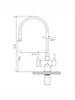 Смеситель Splenka для кухни с гибким изливом с подключением к фильтру S70.64.03