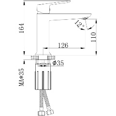 Смеситель для раковины Splenka S41.10.06