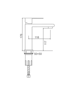 Смеситель Splenka для умывальника S224.10.06 