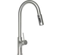 Смеситель Longran LM2171 SS, Stainless Steel с выдвижной лейкой 