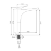 Смеситель Splenka высокий для умывальника S54.15.03