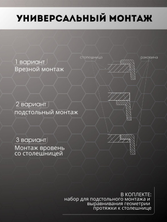 Мойка из нержавейки 50х50 DECOR