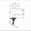 Смеситель для раковины OUTE, T10801, латунь 