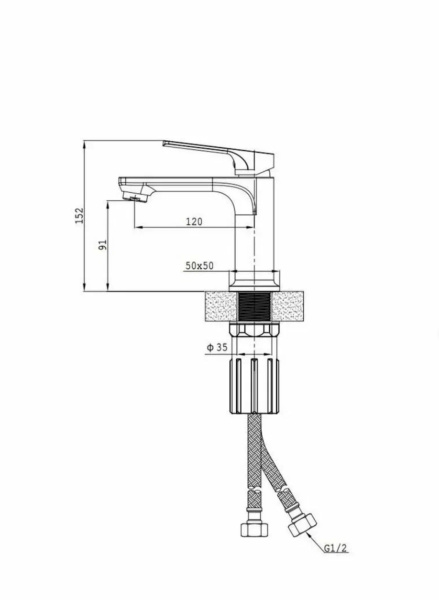 Смеситель Splenka для умывальника S30.10.06