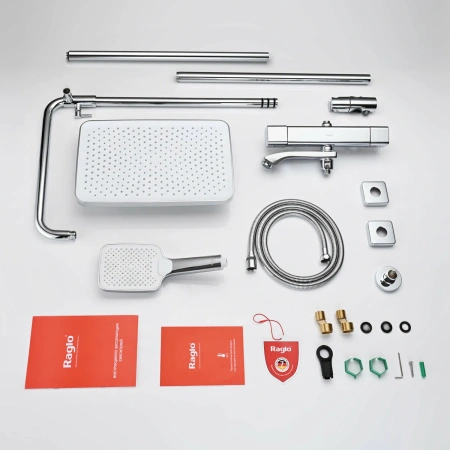 Душевая система Raglo с термостатом для ванны
