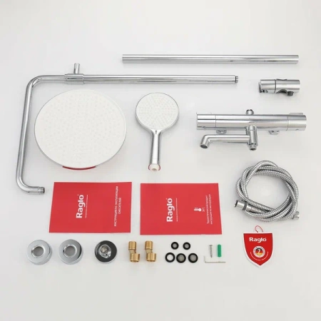 Душевая система Raglo с термостатом для ванны  R20.26