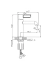 Смеситель Splenka для умывальника S03.10.23