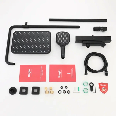 Душевая система Raglo с термостатом для ванны R22.26.06