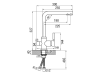 Смеситель Longran LM2194-58 BR, Sabbia granite 