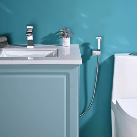 Смеситель Raglo с гигиеническим душем для умывальника