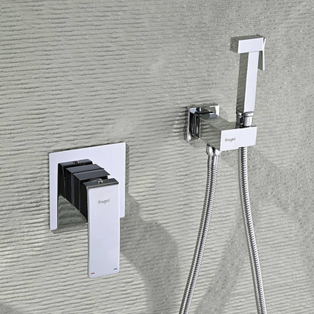 Смеситель Raglo с гигиеническим душем встраиваемый