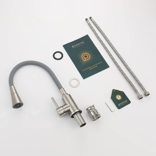 Смеситель Splenka для кухни с гибким изливом S201.4307.05 