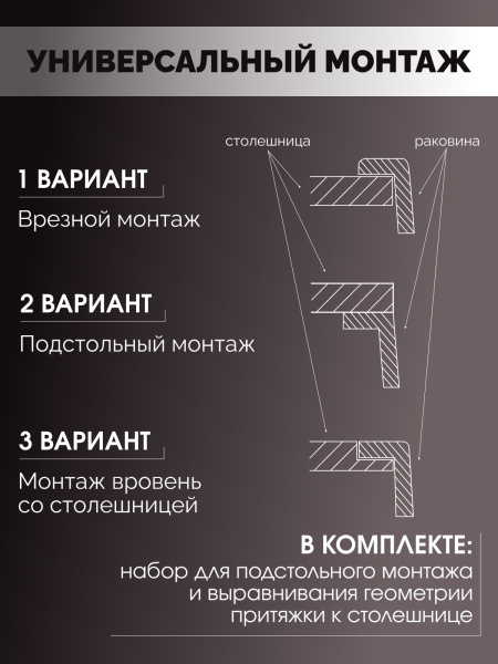 Мойка из нержавейки 60х50 Ролл-мат