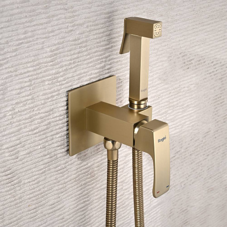 Смеситель Raglo встраиваемый с гигиеническим душем 