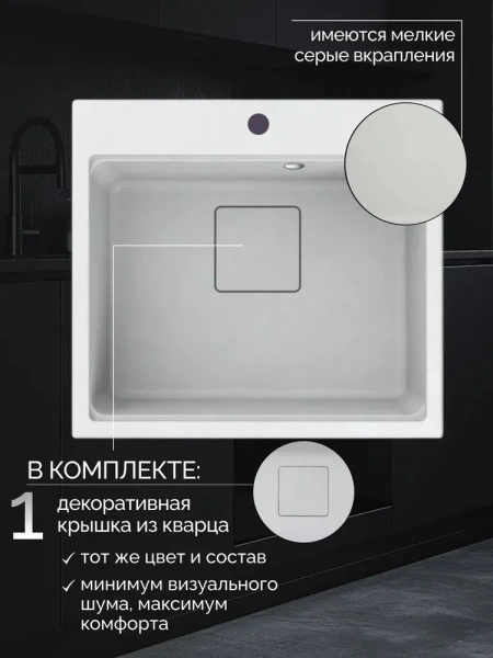 Мойка с измельчителем DLQ56-51-650-BORT 