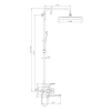Душевая система Raglo для ванны и душа R07.24.09