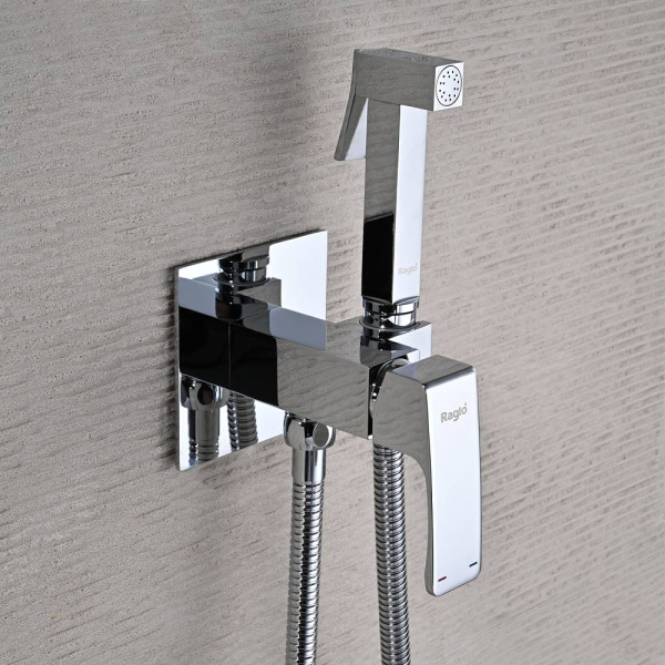Смеситель Raglo встраиваемый с гигиеническим душем