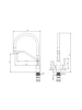 Смеситель Splenka для кухни со съемным гибким изливом S71.62.03