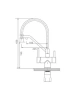 Смеситель Splenka для кухни со съемным гибким изливом S70.62.09