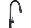 Смеситель Longran LM2171 BL, Black с выдвижной лейкой