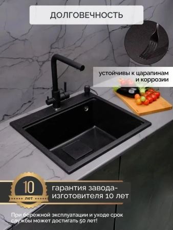 Мойка с измельчителем DLQ56-51-404-BORT